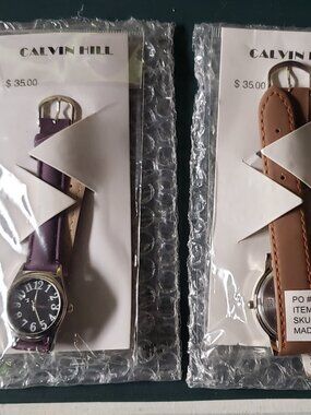 CALVIN HILL WATCHES (NEW AND SEALED)